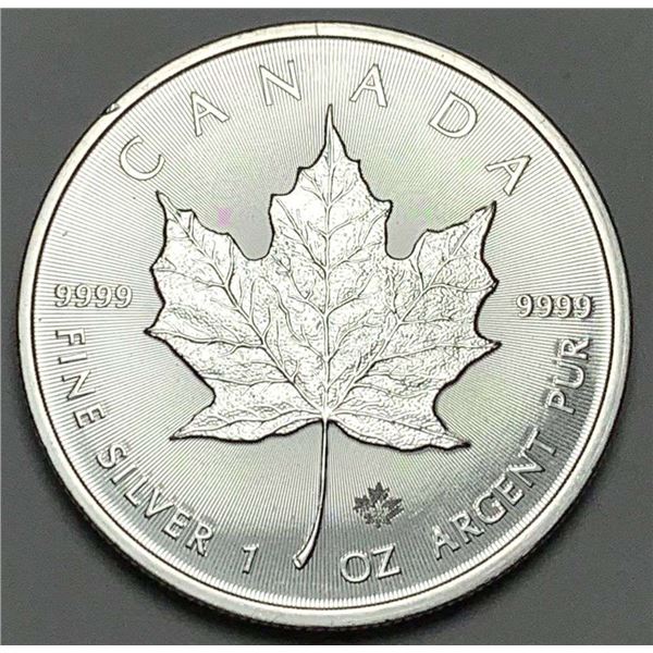 2022 Canada $5 Maple Leaf 1 ozt .9999 Silver