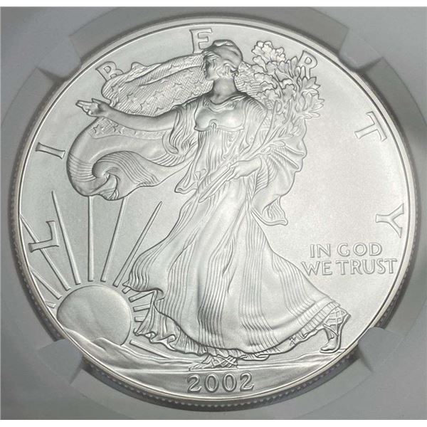 2002 American Silver Eagle NGC MS69