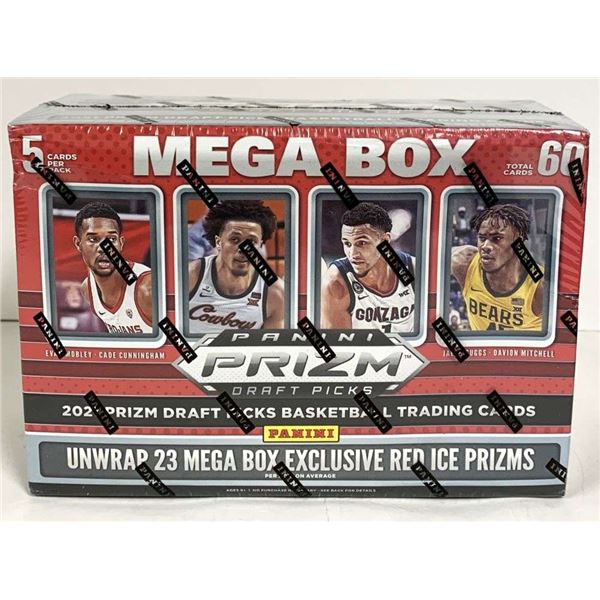 Sealed 2021 Prizm Draft Picks Panini Mega Box Basketball (60-cards)