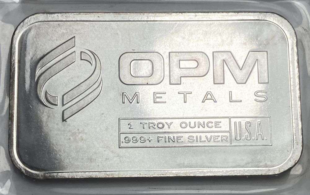 OPM Metals 1 ozt .999 Silver Bar