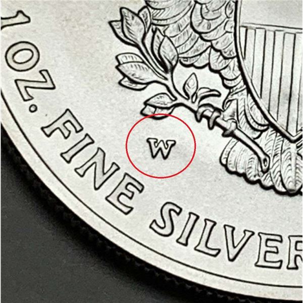 2007-W Burnished American Silver Eagle