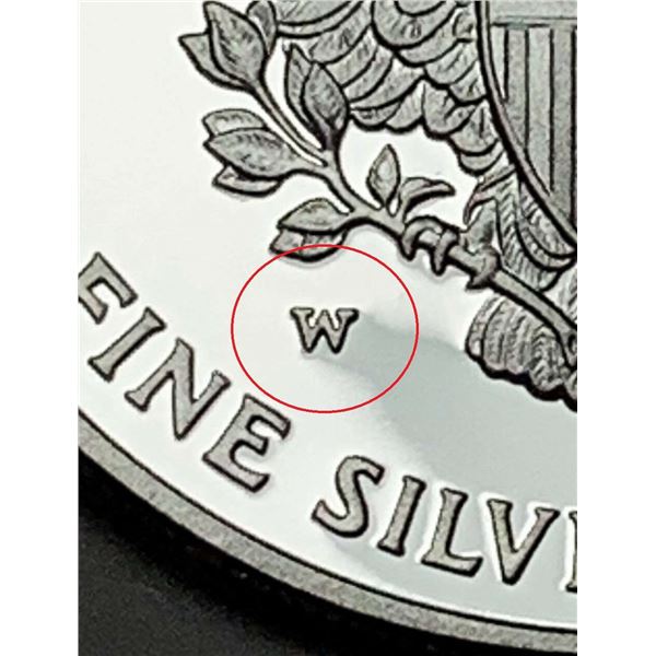 2007-W Proof American Silver Eagle