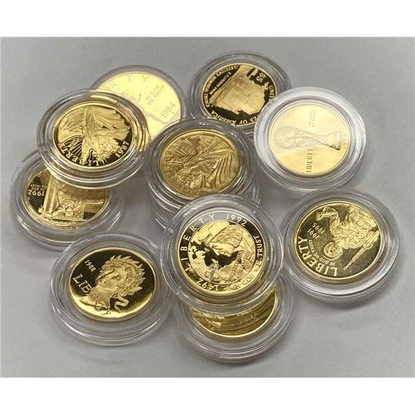 Last Minute! (10) Random United States Modern Gold $5 Commemorative