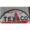 Image 2 : Texaco 2 Sided Porcelain Sign 60'' Across