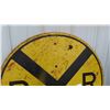 Image 2 : Railroad Metal Crossing Sign 30''