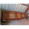 Image 1 : Peterborough Camp Mate 15' Cedar Strip 3 Seat Boat - All Original in Excellent Condition, Approx. 