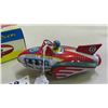 Image 2 : 1950s Rocket Racer Friction Toy 8'' L x 3'' x 3'' with Box 