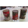 Image 1 : 3 Oil Quart Cans with Product: Co-op, Prestone, 