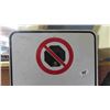 Image 2 : No Parking Traffic Metal Sign 18'' x 24''