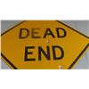 Image 2 : Dead End Metal Traffic Sign 30'' x 30'' 