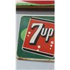 Image 2 : 7UP Metal Embossed Sign 29'' x 12'' 