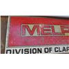 Image 2 : Melroe Equipment Metal Sign 48'' x 17'' 