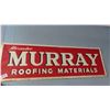 Image 1 : Murray Roofing Materials Metal Embossed Sign 