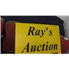 Image 2 : Rays Auction Sale Corrugated Sign 28'' x 24''