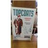 Image 1 : Kays Topcoats Cardboard Advertisement Sign 22'' x 14''