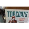 Image 2 : Kays Topcoats Cardboard Advertisement Sign 22'' x 14''