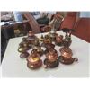 Image 1 : 14 Copper Coal Oil Lamp Bases : Mini's, Figure Lamps