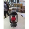 Image 1 : Vintage Beacon Barn Lantern with Red Glass