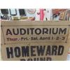 Image 2 : WW2 'Homeward Bound' Cardboard Dance Advertisement 22'' x 