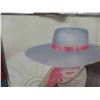 Image 2 : Framed Photo of Lady in Hat by Ferraro 16'' x 20'' 