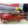 Image 1 : Gear Box Metal Fire Pedal Car 39'' with Wood Ladder and