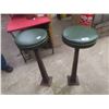 Image 1 : 2 Bar Stools with Cast Base 32'' Tall x 12'' Across -Originates