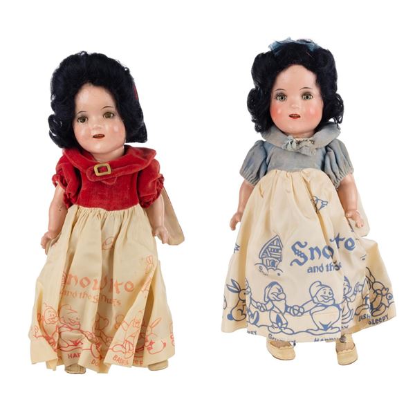 A Pair of Ideal Snow White Dolls.