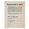 Image 2 : A Joaquin "Panchito" Garay Signed Funnyworld Magazine.