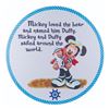 Image 1 : A Mickey and Duffy the Disney Bear Sign.