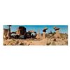 Image 1 : A Frontierland and Mine Train Panorama Postcard.