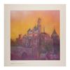 Image 1 : A Charles Boyer Signed "Disneyland at Dusk" Print.