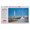 Image 1 : A TWA Rocket to the Moon Postcard.