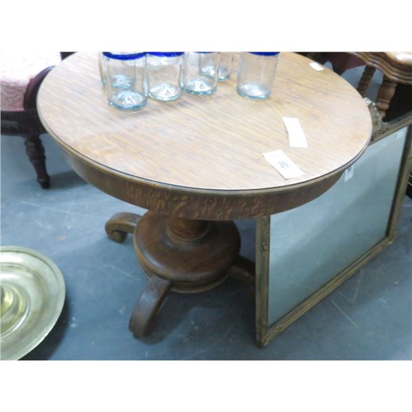 Tiger Round Pedestal Table