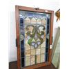 Image 1 : 2-Leaded Glass Panel Shadow Box Lighted - 2 X $