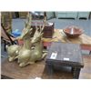 Image 2 : Paper Mache Deer and Small Stool