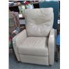 Image 1 : Beige Leather Rocking Recliner