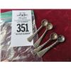 Image 1 : Small Sterling Silver Spoons - 4