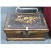 Image 1 : Antique Wooden Trunk