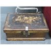 Image 1 : Antique Wooden Trunk