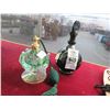 Image 1 : Ornate Art Glass Perfume Bottles - One w/Atomizer