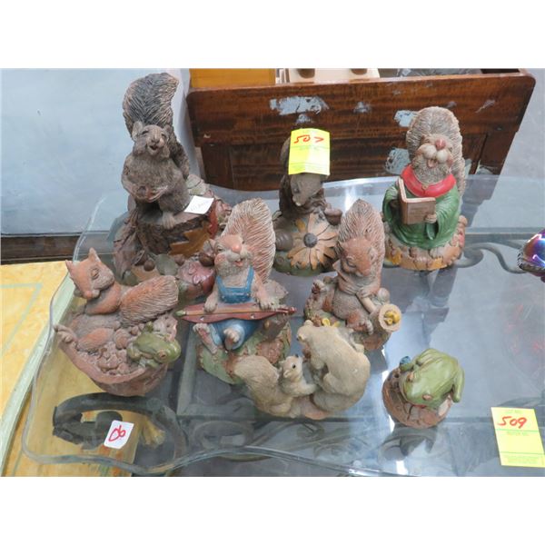 Squirrel Collection Squirrel Collection, Frog Figurines - 8