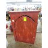 Image 1 : Red Painted Wall Cabinet