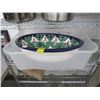 Image 1 : Floral Painted Vanity Sink Basin