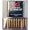 Image 1 : CCI 22 WMR Maxi Mag (22 Magnum) - 100 rds 40gr Hollow Point Factory Ammo