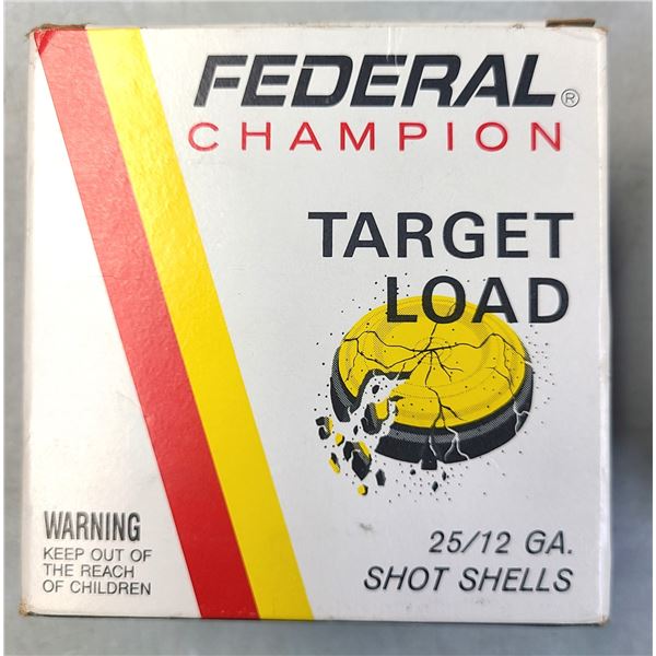 Federal Champion Target Load 12ga Shotgun Shells 2 3/4