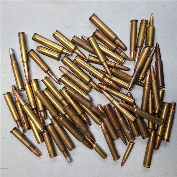 Collector Lot - 60 rds Mixed Factory Rifle Rounds - Various Calibers