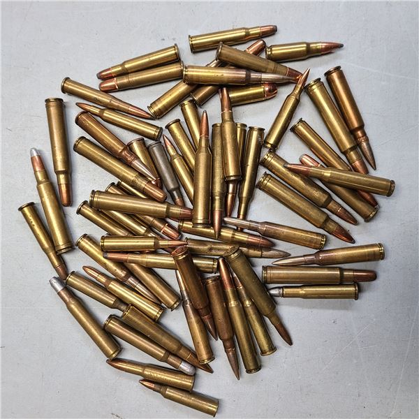 Collector Lot - 60 rds Mixed Factory Rifle Rounds - Various Calibers
