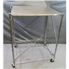 Image 1 : Rolling Metal Cart w/ Mesh Undershelf 28"x24"x37"H