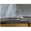 Image 8 : Rolling Metal Cart w/ Mesh Undershelf 28"x24"x37"H