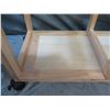 Image 7 : PW Space-Saver Rolling Wooden Cart w/ 2 Nesting Stools & 2 Drawers 28"x14"x33"H